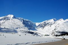 57 Snow Dome, Dome Glacier, Mount Kitchener and Mount K2 From Just Before Columbia Icefields On Icefields Parkway.jpg
